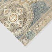 幾何学的デザイン付き装飾華美タペストリー 薄葉紙 (詳細)