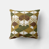 幾何学的デザイン枕ヴィンテージ抽象芸術 クッション (裏面)