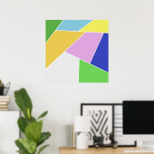 幾何学的デザイン術 ポスター (ホームオフィス)