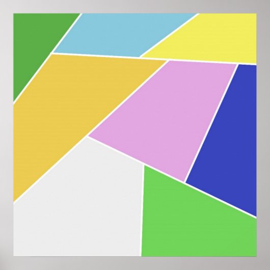 幾何学的デザイン術 ポスター (正面)