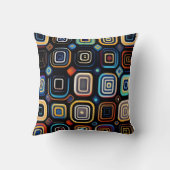 幾何学的デザイン装飾用クッション クッション (裏面)
