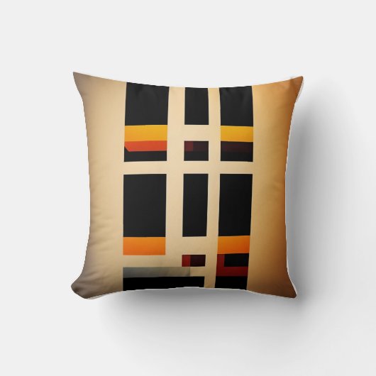 幾何学的デザイン クッション (正面)