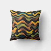 幾何学的デザイン クッション (裏面)