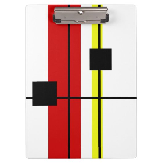 幾何学的デザイン クリップボード (正面)