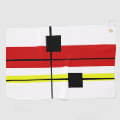 幾何学的デザイン ゴルフタオル (横)