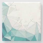 幾何学的デザイン ストーンコースター (正面)