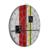 幾何学的デザイン ダーツボード (正面左)