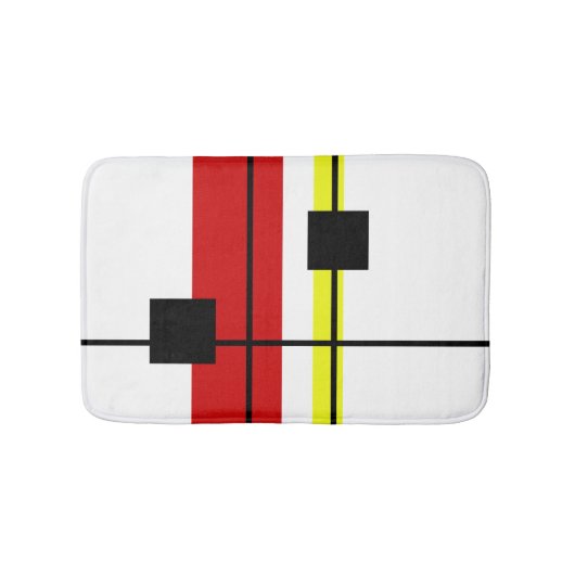 幾何学的デザイン バスマット (正面)