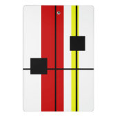 幾何学的デザイン ミニクリップボード (裏面)