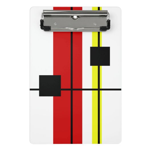 幾何学的デザイン ミニクリップボード (正面)