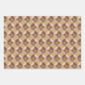 幾何学的デザイン。 ラッピングペーパーシート (正面)