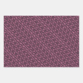 幾何学的デザイン ラッピングペーパーシート (正面)