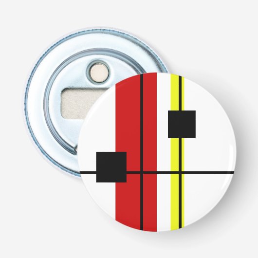 幾何学的デザイン 栓抜き (正面)