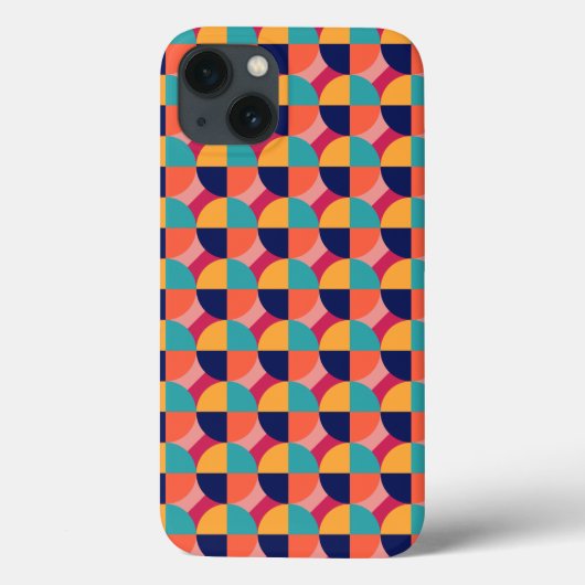 幾何学的デザイン。 Case-Mate iPhoneケース (裏面)