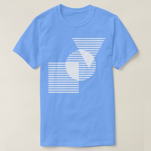 幾何学的デザイン Tシャツ (デザイン正面)
