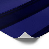 幾何学的デジタル抽象芸術アートポスタープリント ポスター (角)