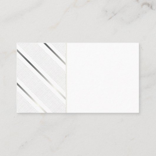 幾何学的トレンディーパターン 名刺 (裏面)