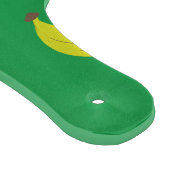 幾何学的バナナ緑の黄色のパターン カッティングボード (角)