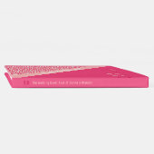 幾何学的バラレッド結婚ズゲストブック ゲストブック (背)