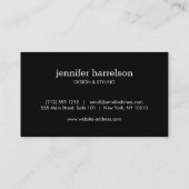 幾何学的バラ金ゴールドプリズムパターン 名刺 (裏面)