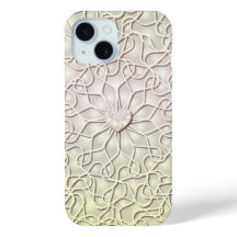 幾何学的バラ金ゴールドLOVEハートパターン