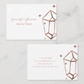 幾何学的バラ金箔名刺 名刺 (正面/裏面)