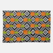 幾何学的パイナップル キッチンタオル (横)