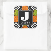 幾何学的パイナップル |モノグラム スクエアシール (バッグ)