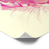 幾何学的パステルタイガー ポスター (角)