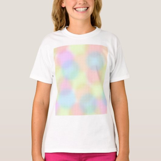 幾何学的パタカラフルーンデザインアート背景 Tシャツ (正面)