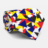 幾何学的パタカラフルーン海旗 ネクタイ (ロール)