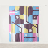 幾何学的パタモダンーペストリー1 タペストリー (正面)