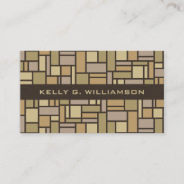 幾何学的パターカスタムンの名刺 名刺