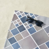 幾何学的パターパーソナライズされたンゲストハウス ビーチタオル (インサイチュ)