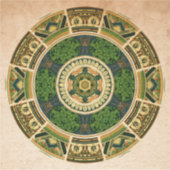 幾何学的パターンのシール シール (正面)