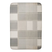 「幾何学的パターンを持つミニマル抽象芸術 バスマット (正面縦)