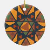 幾何学的パターンオーナメント セラミックオーナメント (裏面)