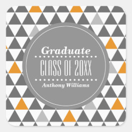 幾何学的パターンカスタムの目盛り スクエアシール