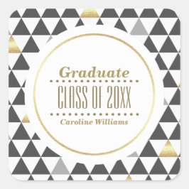 幾何学的パターンカスタムの目盛り スクエアシール