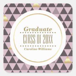 幾何学的パターンカスタムの目盛り スクエアシール