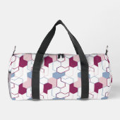 幾何学的パターンダッフェルバッグ ダッフルバッグ (裏面)