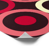 幾何学的パターンデザイン抽象芸術、アート、グラフィックデ ポスター (角)