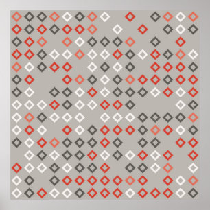 幾何学的パターンデザイン抽象芸術、アート、背景 ポスター