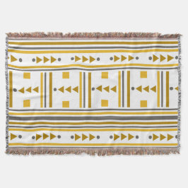 幾何学的パターンブランケット スローブランケット