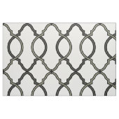 幾何学的パターン格子 ファブリック (ファットクウォーター)