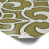 幾何学的パターン格子 ポスター (コーナー)