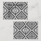 幾何学的パターン格子 名刺 (正面/裏面)