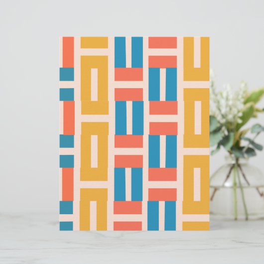 幾何学的パターン (スタンド正面)