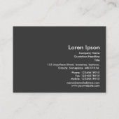 幾何学的パターン030614 – 黒地の火星の緑 名刺 (裏面)