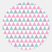 幾何学的パターン12 ラウンドシール (正面)